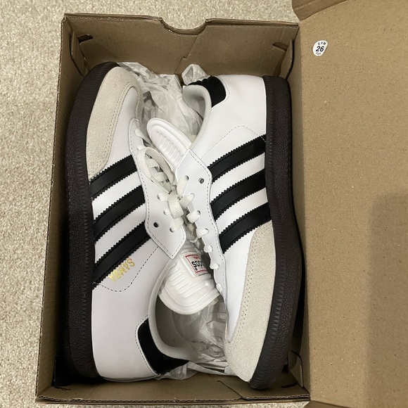 Adidas Samba White and Black Sneakers - Picture 8 of 8